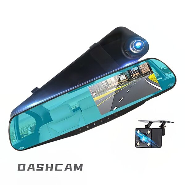 Smart Rearview Mirror Dash Cam